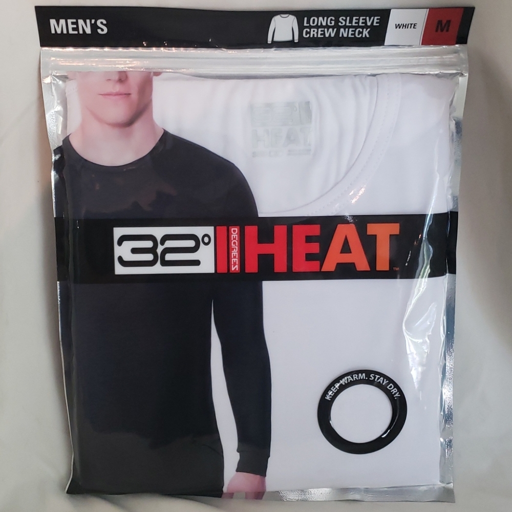 Men's 32 Degrees HEAT Long Sleeve Crew Neck Tshirt